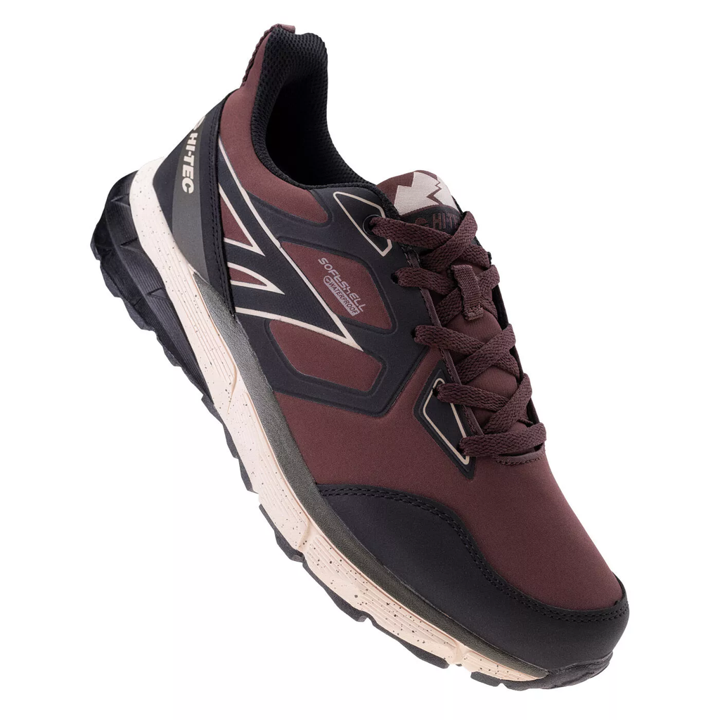 Кросівки трекінгові Hi-Tec BARIO WP-CINNABAR/BLACK/KHAKI Коричневий, чорний, хакі