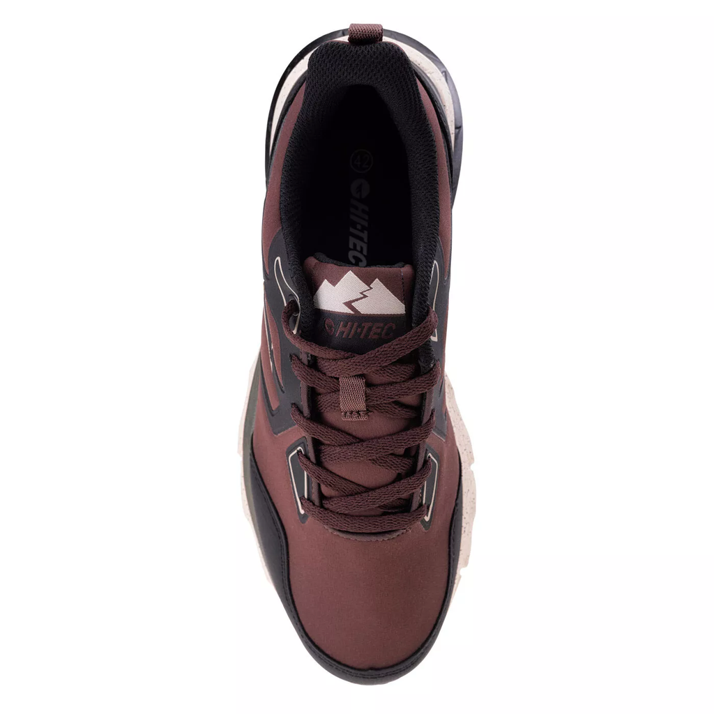 Кросівки трекінгові Hi-Tec BARIO WP-CINNABAR/BLACK/KHAKI Коричневий, чорний, хакі