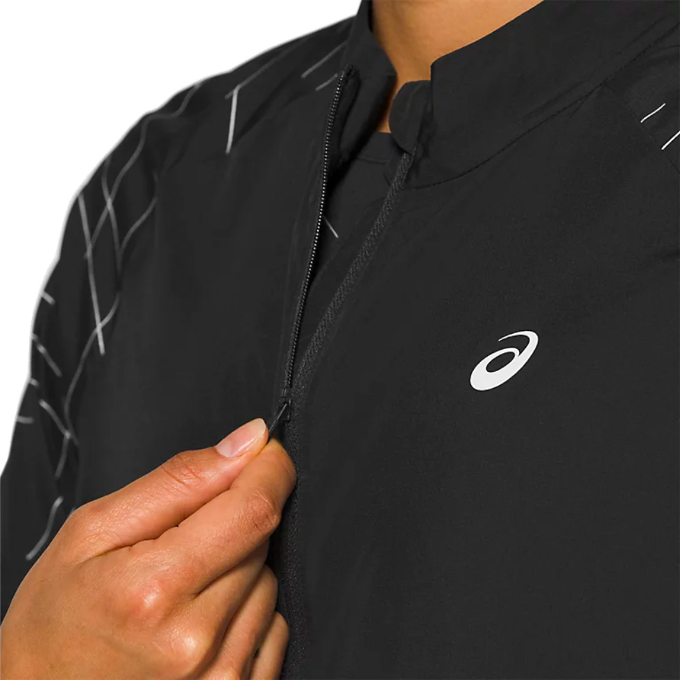 Вітрівка бігова жіноча ASICS NIGHT TRACK JACKET 2012A836-001