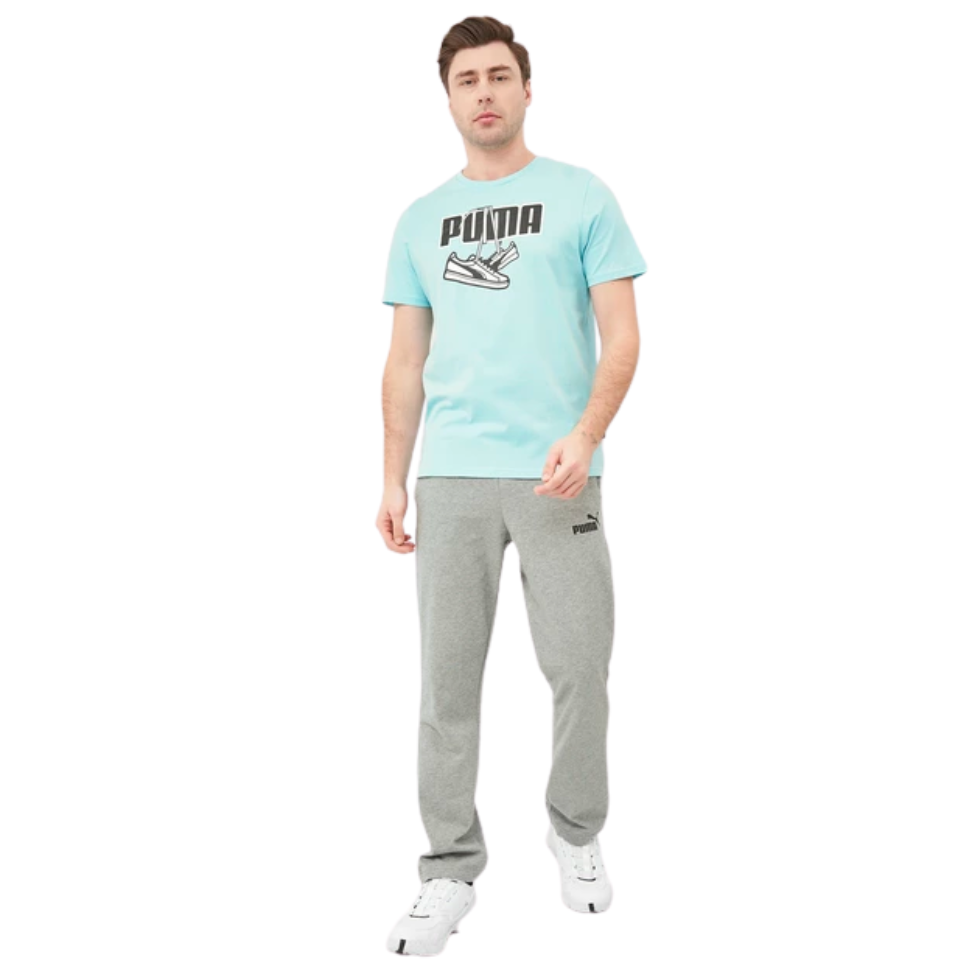 Спортивні чоловічі штани PUMA ESS JERSEY PANTS 58674703 Сірий
