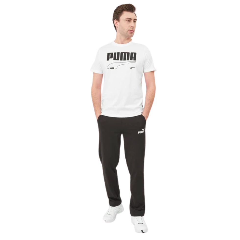 Спортивні чоловічі штани PUMA ESS JERSEY PANTS 58674701 Чорний