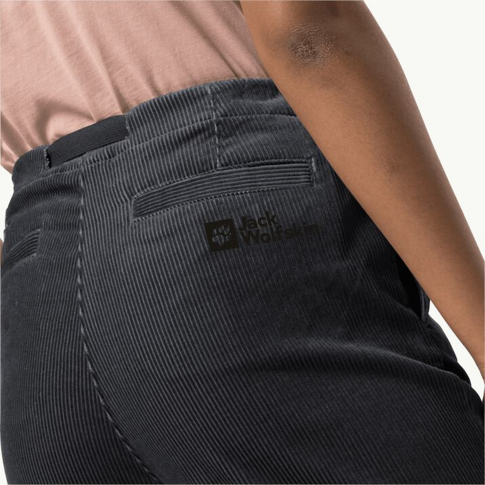 Жіночі штани Jack Wolfskin NATURE CORDUROY PANTS W 1507551_6350 Темно-сірий
