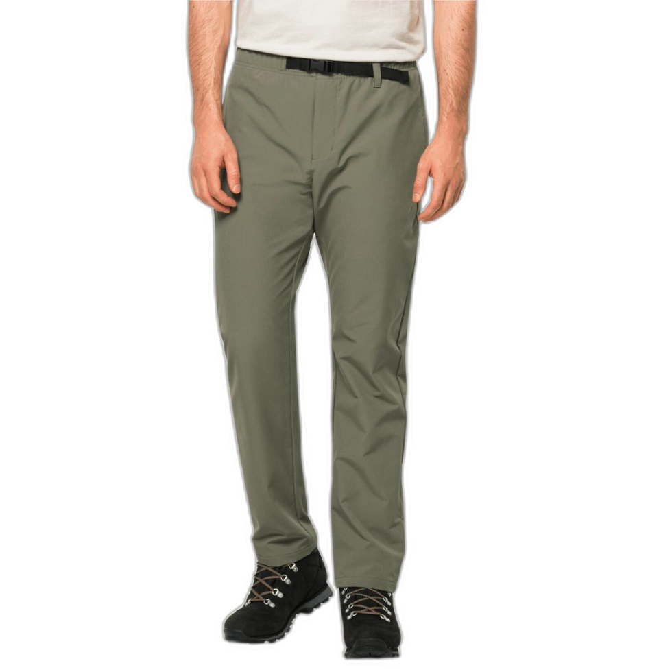 Чоловічі утеплені штани Jack Wolfskin WINTER WALK PANTS M 1506952_4550 Сіро-оливковий