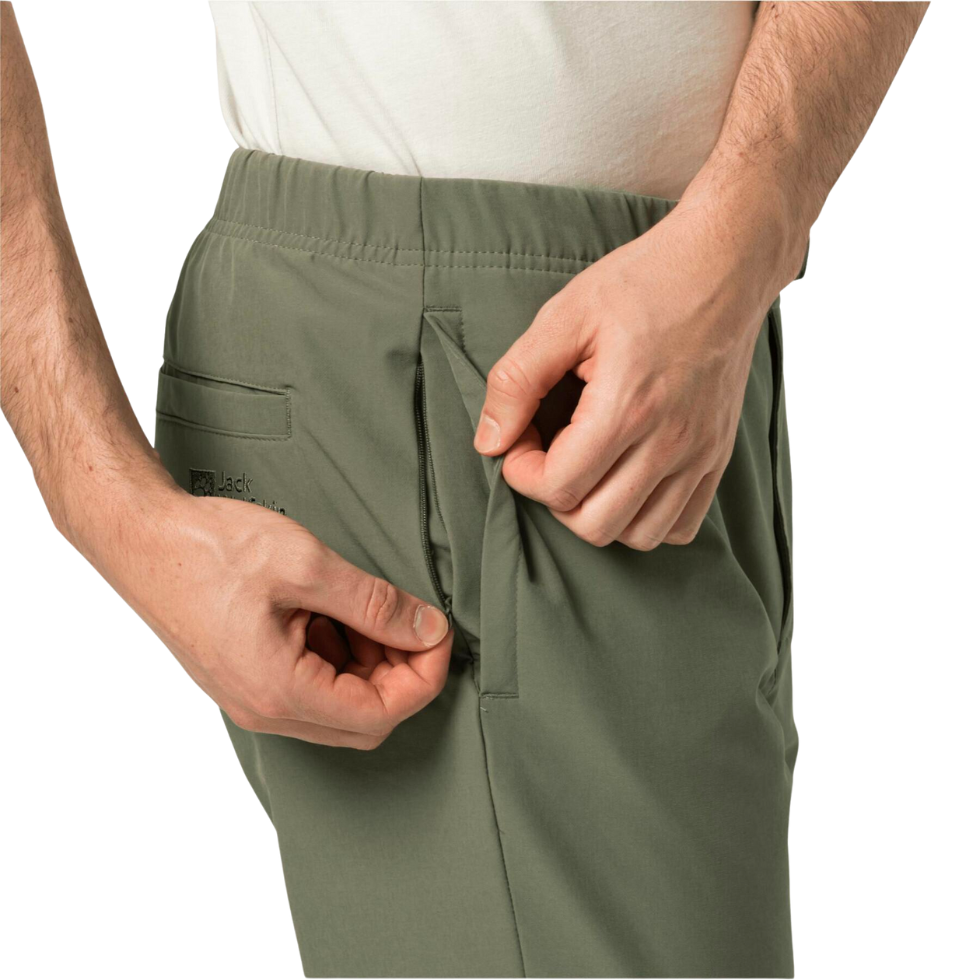 Чоловічі утеплені штани Jack Wolfskin WINTER WALK PANTS M 1506952_4550 Сіро-оливковий