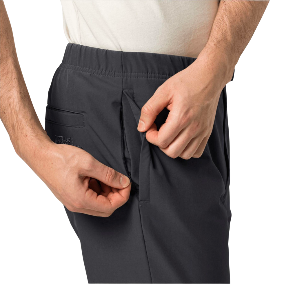Чоловічі утеплені штани Jack Wolfskin WINTER WALK PANTS M 1506952_6000 Чорний
