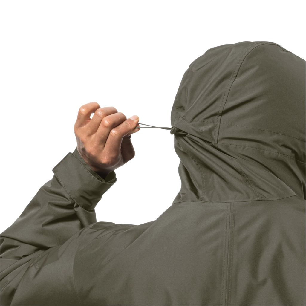 Парка чоловіча Jack Wolfskin WINTERLAGER PARKA M 1115471_4550 Сіро-оливковий