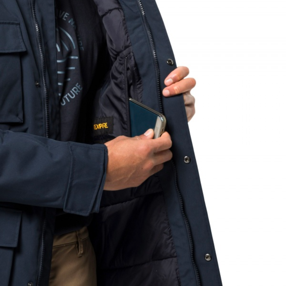 Парка чоловіча Jack Wolfskin GLACIER CANYON PARKA 1107674_1010 Темно-синій