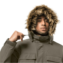 Парка чоловіча Jack Wolfskin GLACIER CANYON PARKA 1107674_4550 Сіро-оливковий