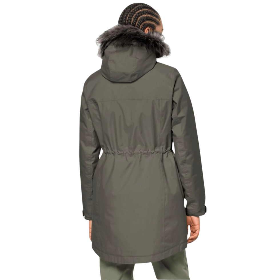 Парка жіноча Jack Wolfskin WINTERFROST INS PARKA W 1115431_4550 Сіро-оливковий