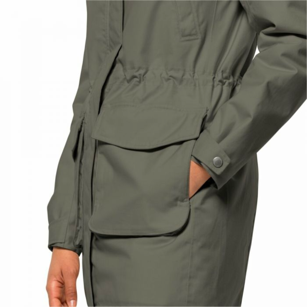 Парка жіноча Jack Wolfskin WINTERFROST INS PARKA W 1115431_4550 Сіро-оливковий