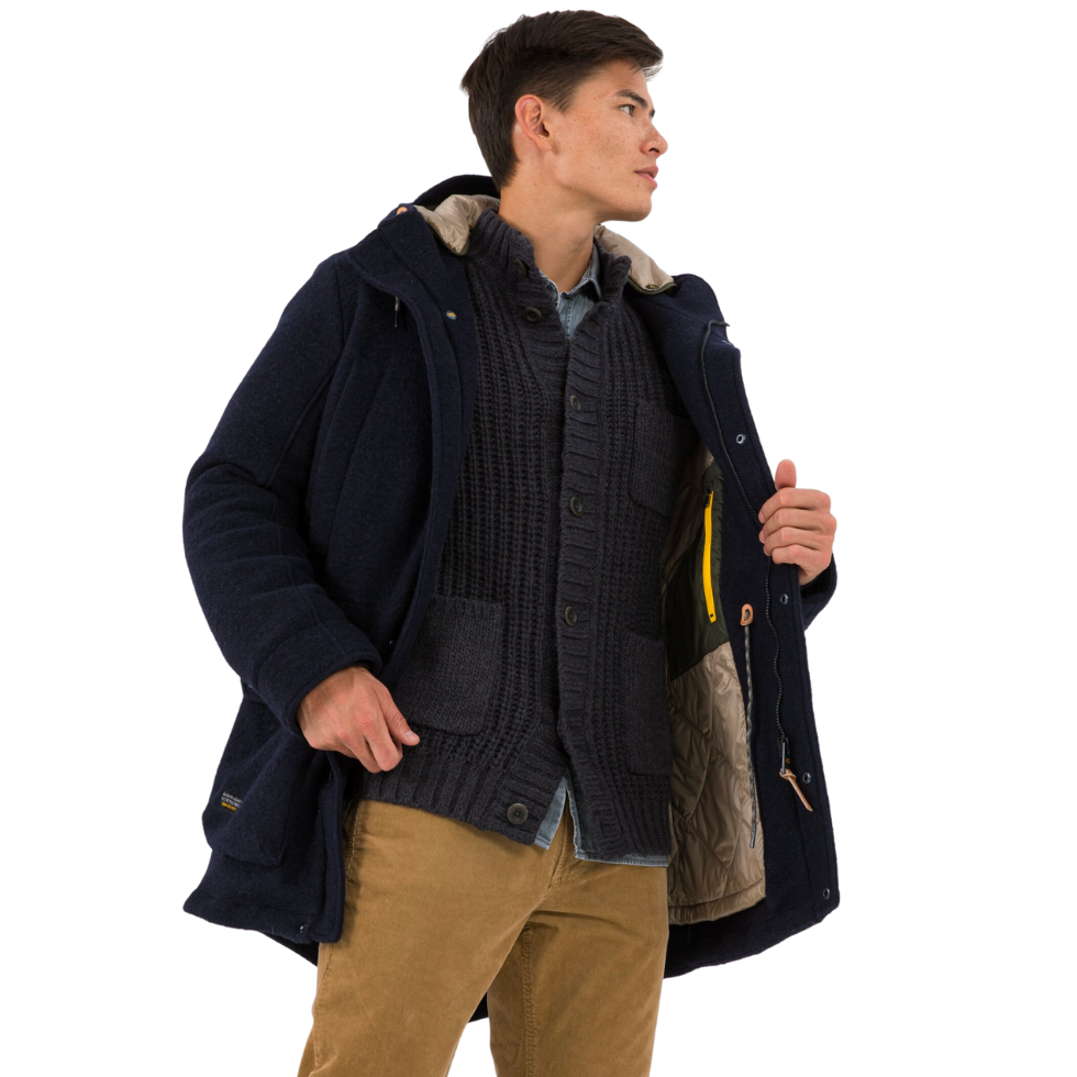 Зимова чоловіча парка Camel Active Coat 410240-8O43-40 Темно-синій