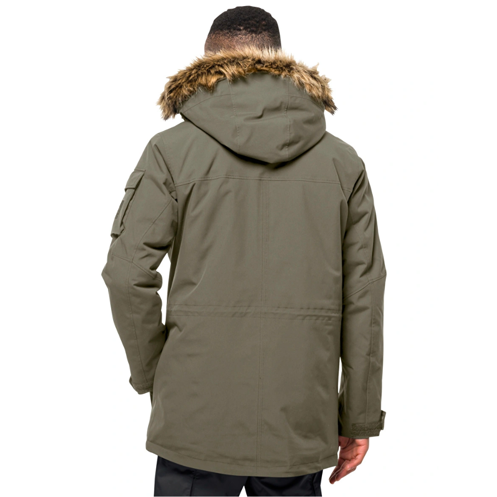 Парка чоловіча Jack Wolfskin GLACIER CANYON PARKA 1107674_4550 Сіро-оливковий