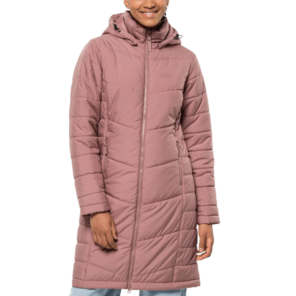 Напівпальто жіноче Jack Wolfskin NORTH YORK COAT W 1205501_3068 Сіро-рожевий