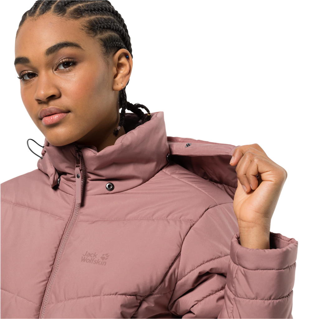 Напівпальто жіноче Jack Wolfskin NORTH YORK COAT W 1205501_3068 Сіро-рожевий