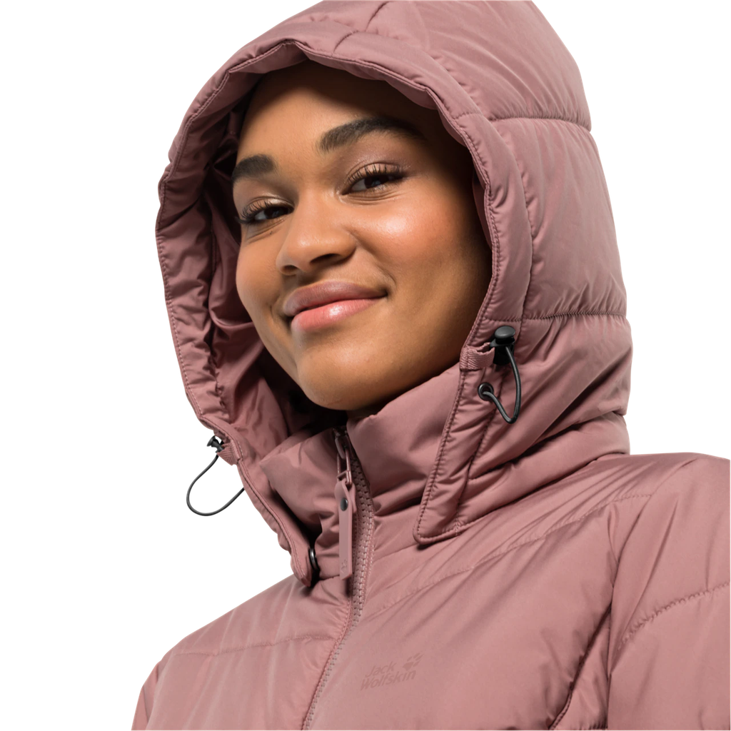 Напівпальто жіноче Jack Wolfskin NORTH YORK COAT W 1205501_3068 Сіро-рожевий