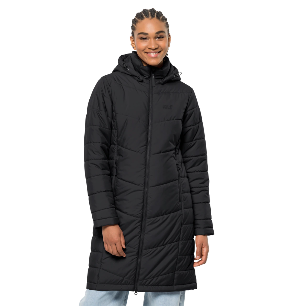Напівпальто жіноче Jack Wolfskin NORTH YORK COAT W 1205501_6000 Чорний