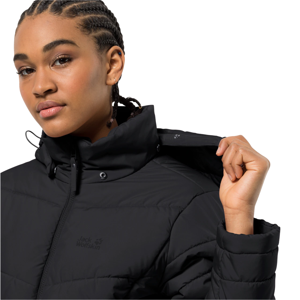 Напівпальто жіноче Jack Wolfskin NORTH YORK COAT W 1205501_6000 Чорний