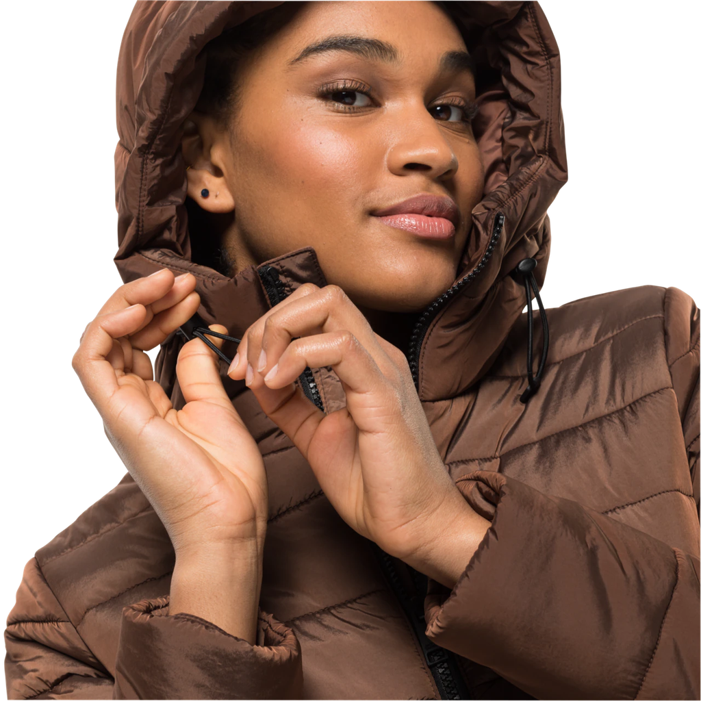 Напівпальто жіноче Jack Wolfskin EISBACH COAT W 1206981_5141 Коричневий