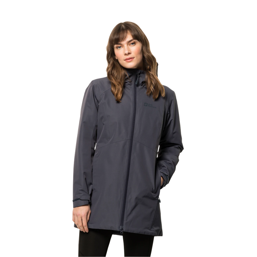 Напівпальто жіноче Jack Wolfskin HEIDELSTEIN INS JKT W 1115681_1388 Графітовий