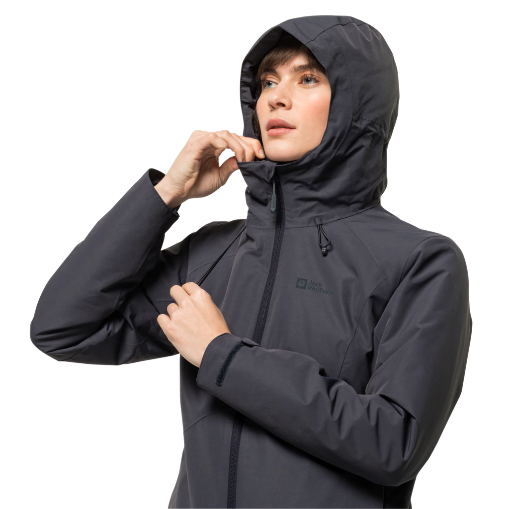 Напівпальто жіноче Jack Wolfskin HEIDELSTEIN INS JKT W 1115681_1388 Графітовий