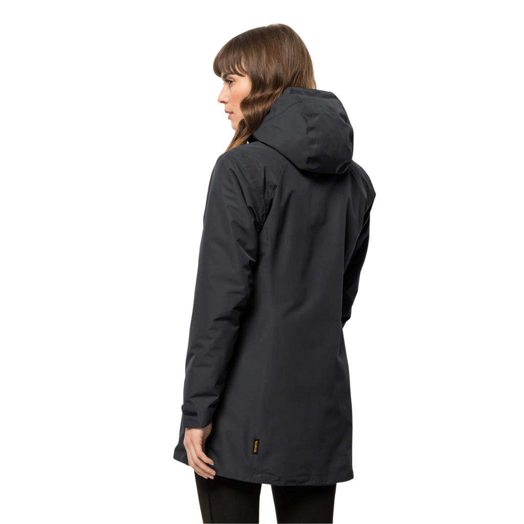 Напівпальто жіноче Jack Wolfskin HEIDELSTEIN INS JKT W 1115681_6000 Чорний