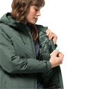 Напівпальто жіноче Jack Wolfskin HEIDELSTEIN INS JKT W 1115681_4311 Сіро-зелений