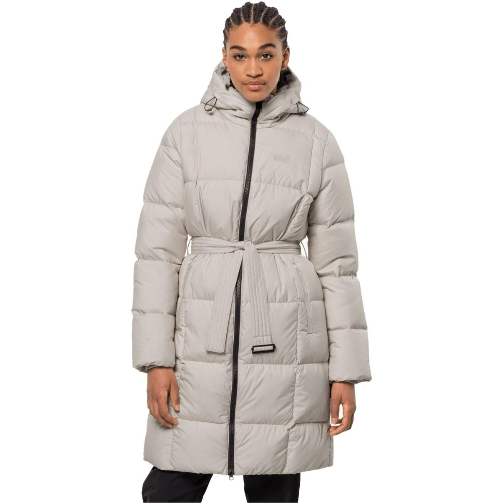 Напівпальто жіноче пухове Jack Wolfskin FROZEN LAKE COAT W 1206131_5062 Світло-сірий