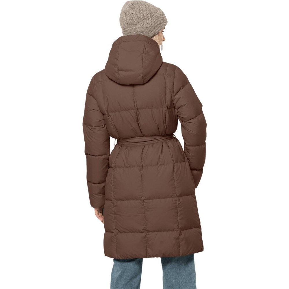 Напівпальто жіноче пухове Jack Wolfskin FROZEN LAKE COAT W 1206131_5141 Коричневий