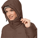 Напівпальто жіноче пухове Jack Wolfskin FROZEN LAKE COAT W 1206131_5141 Коричневий