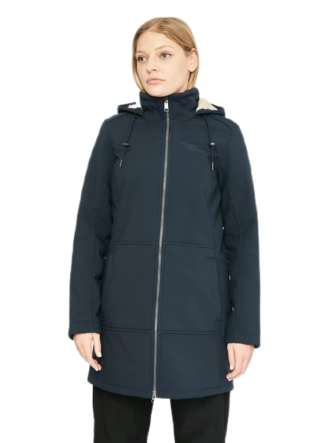 Напівпальто жіноче Jack Wolfskin WINDY VALLEY COAT W 1306711_1010 Темно-синій