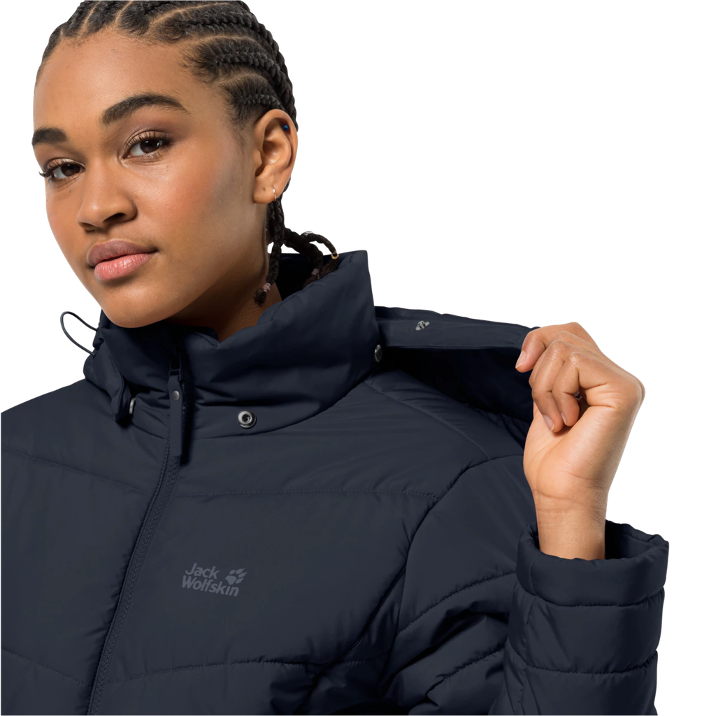 Напівпальто жіноче Jack Wolfskin NORTH YORK COAT W 1205501_1010 Темно-синій