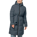 Напівпальто жіноче пухове Jack Wolfskin FROZEN LAKE COAT W 1206131_1268 Сіро-синій