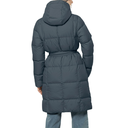 Напівпальто жіноче пухове Jack Wolfskin FROZEN LAKE COAT W 1206131_1268 Сіро-синій