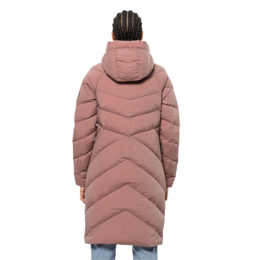 Напівпальто жіноче пухове Jack Wolfskin MARIENPLATZ COAT W 1206971_3068 Сіро-рожевий