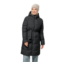 Напівпальто жіноче пухове Jack Wolfskin FROZEN LAKE COAT W 1206131_6000 Чорний