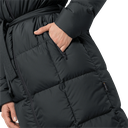 Напівпальто жіноче пухове Jack Wolfskin FROZEN LAKE COAT W 1206131_6000 Чорний