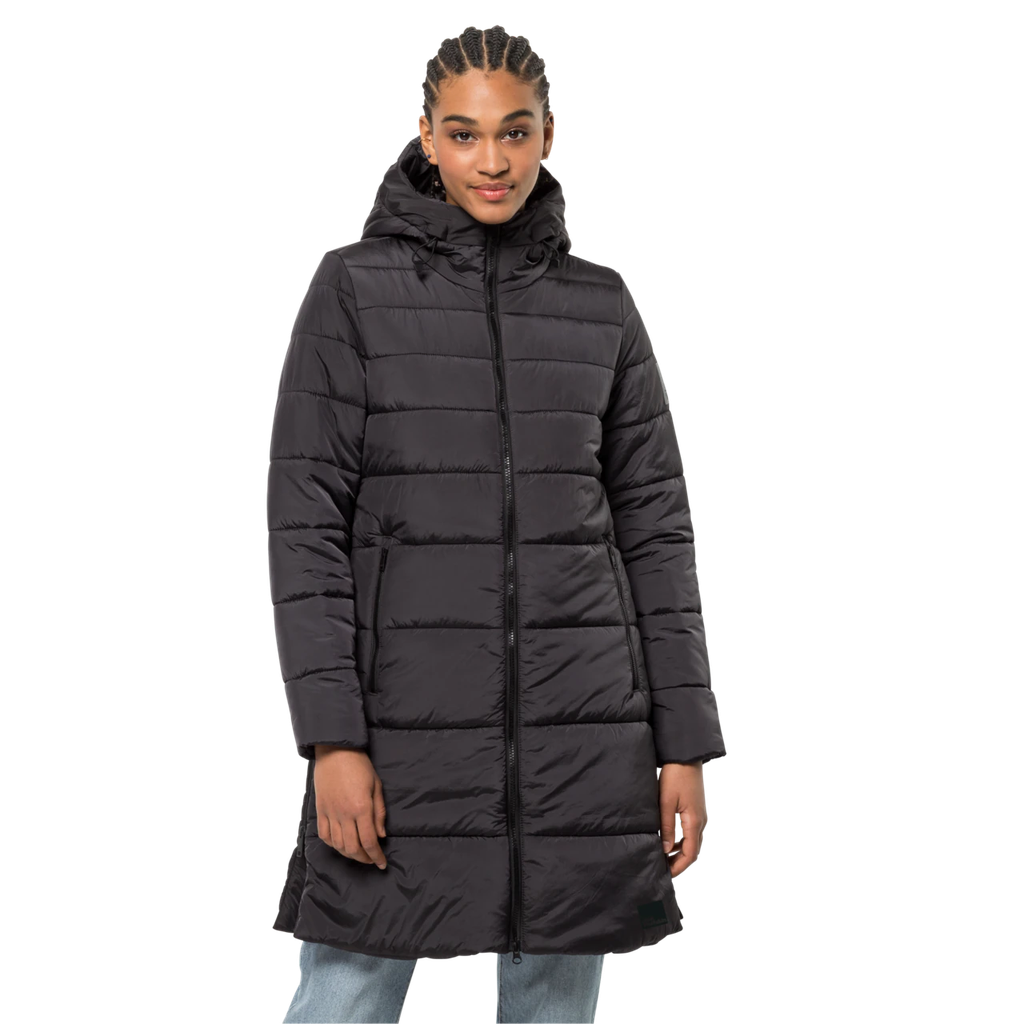 Напівпальто жіноче Jack Wolfskin EISBACH COAT W 1206981_6350 Темно-сірий