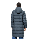 Напівпальто жіноче пухове Jack Wolfskin FROZEN PALACE COAT W 1204132_1268 Сіро-синій