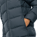 Напівпальто жіноче пухове Jack Wolfskin FROZEN PALACE COAT W 1204132_1268 Сіро-синій