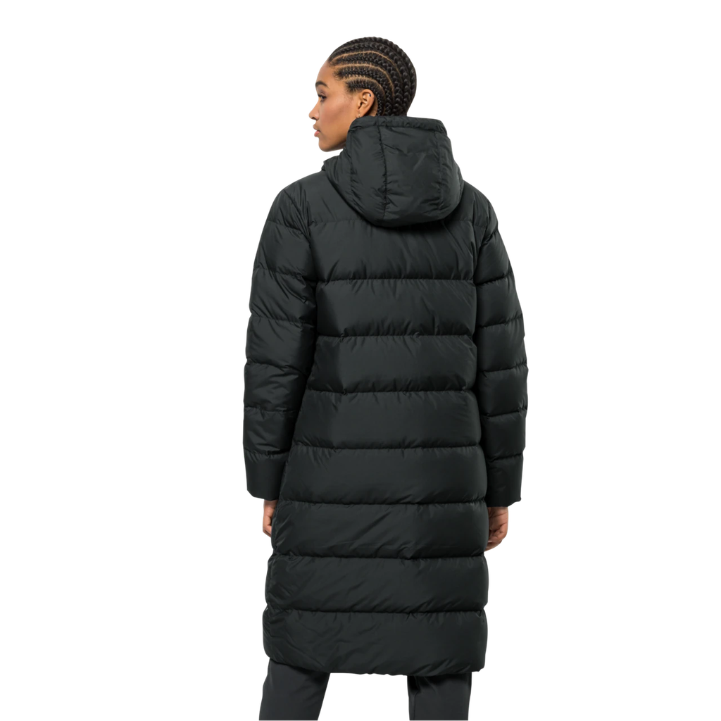 Напівпальто жіноче пухове Jack Wolfskin FROZEN PALACE COAT W 1204132_6000 Чорний