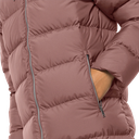 Напівпальто жіноче пухове Jack Wolfskin FROZEN PALACE COAT W 1204132_3068 Сіро-рожевий