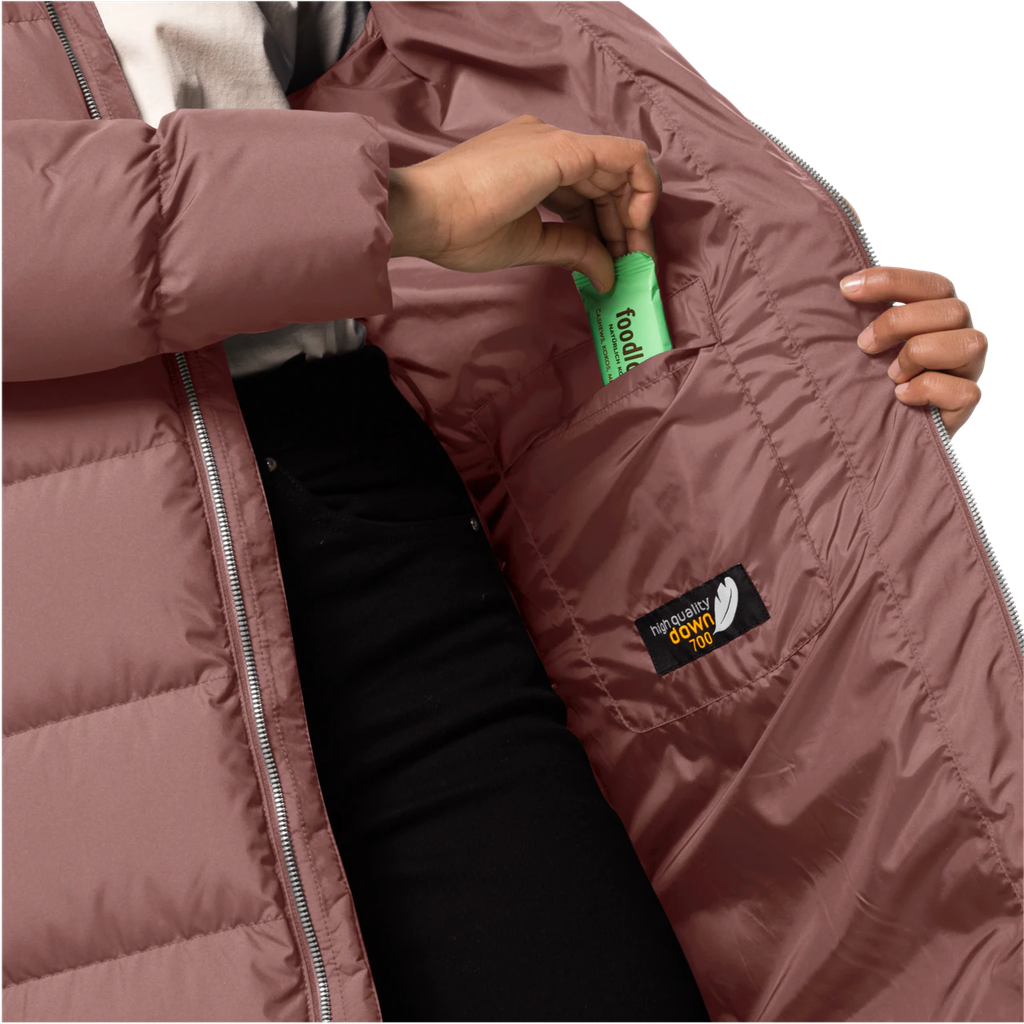 Напівпальто жіноче пухове Jack Wolfskin FROZEN PALACE COAT W 1204132_3068 Сіро-рожевий