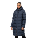 Напівпальто жіноче пухове Jack Wolfskin FROZEN PALACE COAT W 1204132_1010 Темно-синій