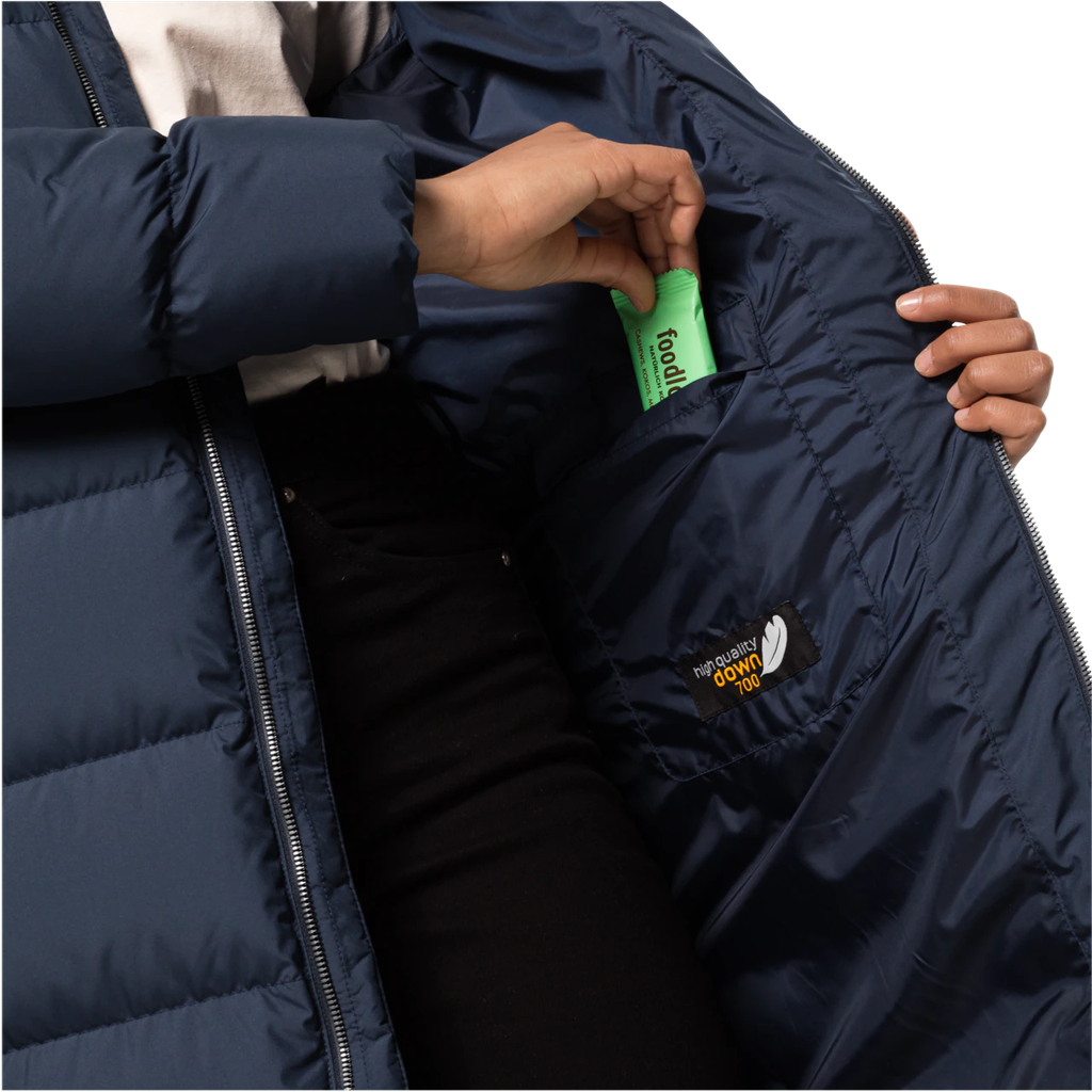 Напівпальто жіноче пухове Jack Wolfskin FROZEN PALACE COAT W 1204132_1010 Темно-синій