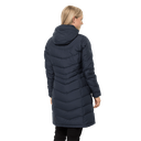Напівпальто жіноче пухове Jack Wolfskin SELENIUM COAT 1202081_1010 Темно-синій