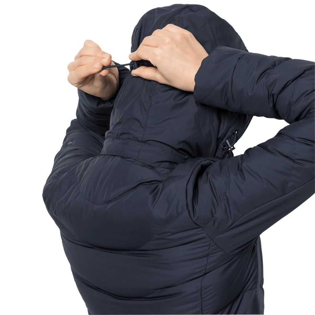Напівпальто жіноче пухове Jack Wolfskin SELENIUM COAT 1202081_1010 Темно-синій