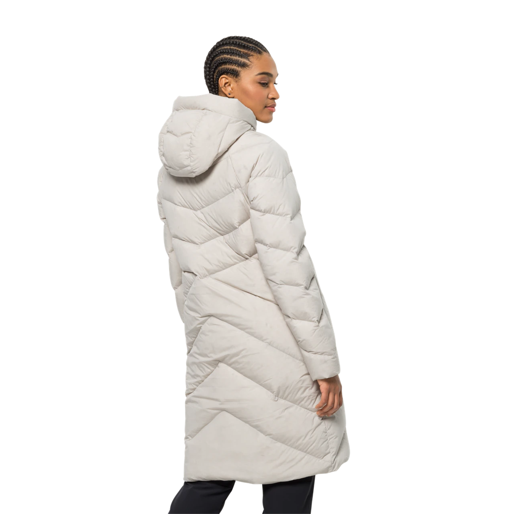 Напівпальто жіноче пухове Jack Wolfskin MARIENPLATZ COAT W 1206971_5062 Світло-сірий
