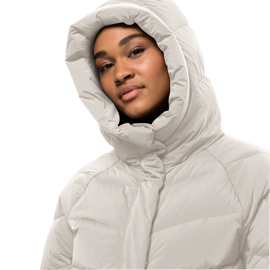 Напівпальто жіноче пухове Jack Wolfskin MARIENPLATZ COAT W 1206971_5062 Світло-сірий