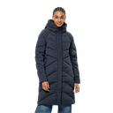 Напівпальто жіноче пухове Jack Wolfskin MARIENPLATZ COAT W 1206971_1010 Темно-синій