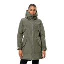 Напівпальто жіноче Jack Wolfskin ROCKY POINT PARKA 1109373_4550 Сіро-оливковий